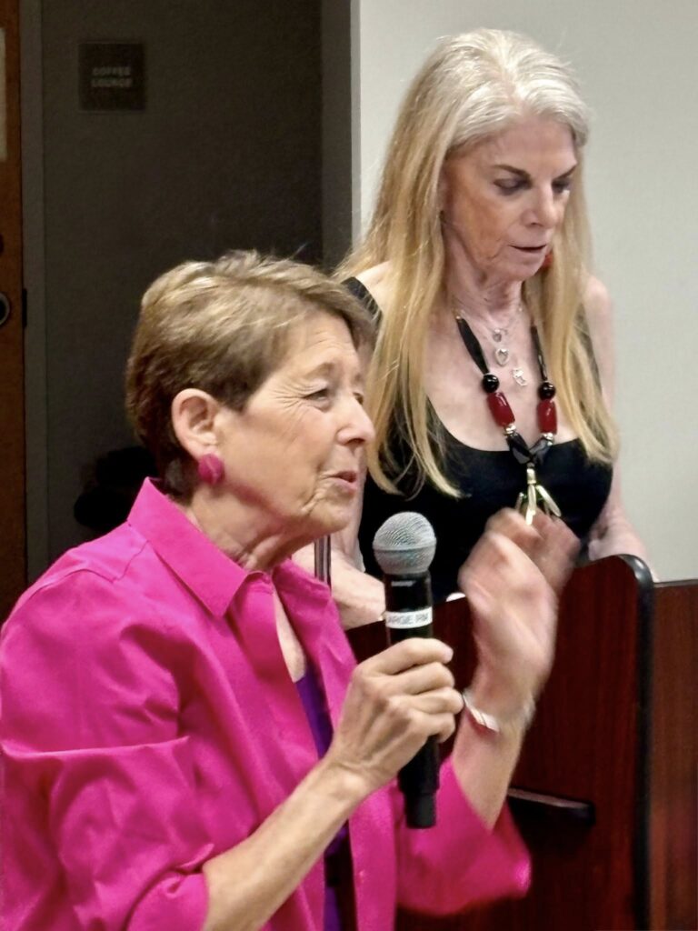 Artists Sue Gurland & Roslyn Ross-Hoffman